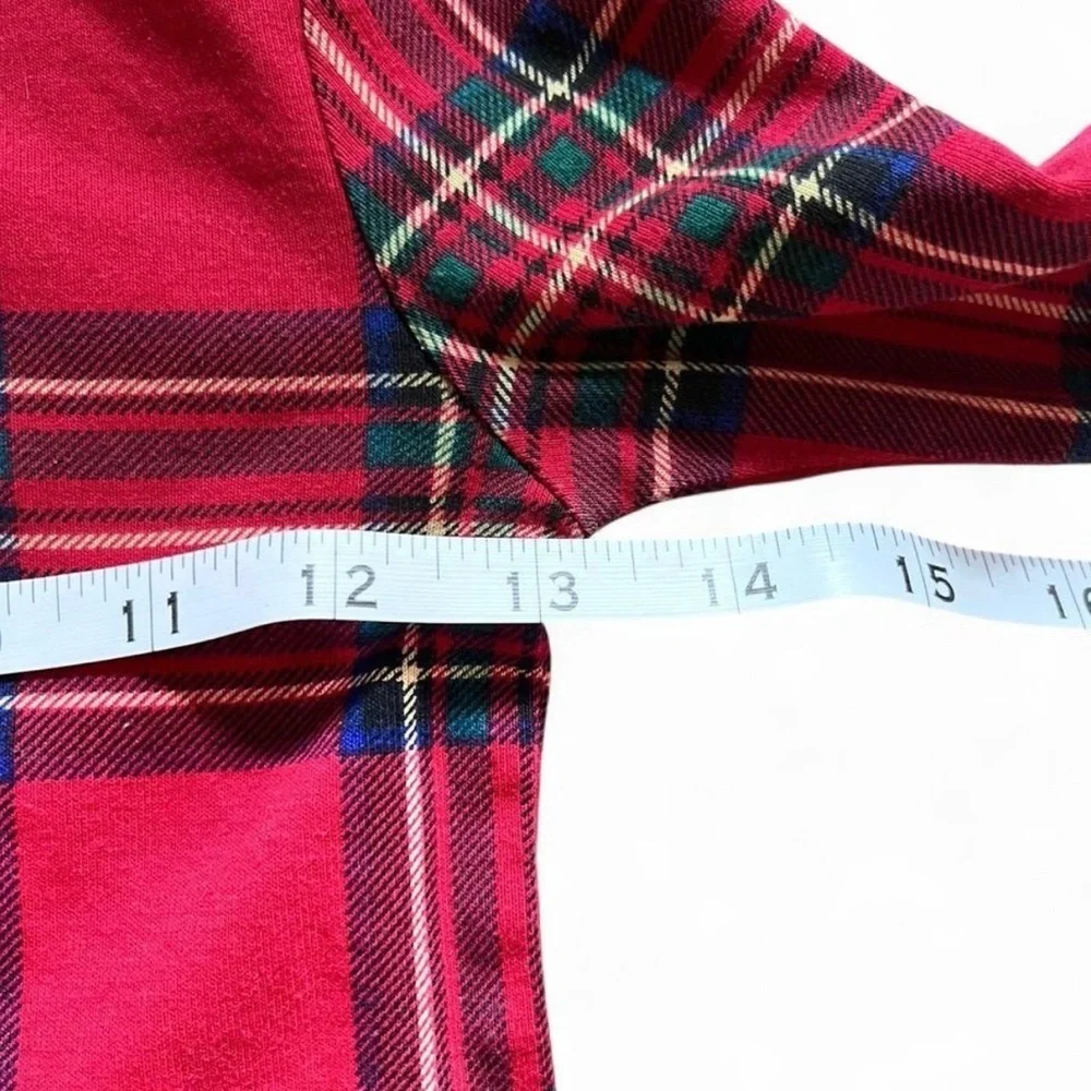 GAP Pink Plaid Long Sleeve Kids Sleep Shirt Size 10